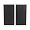 32" x 17" White Wood Geometric Home Wall Décor Set with Black Frame